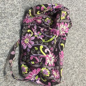 Vera Bradley Floral Travel Bag - Pink, Green, Black